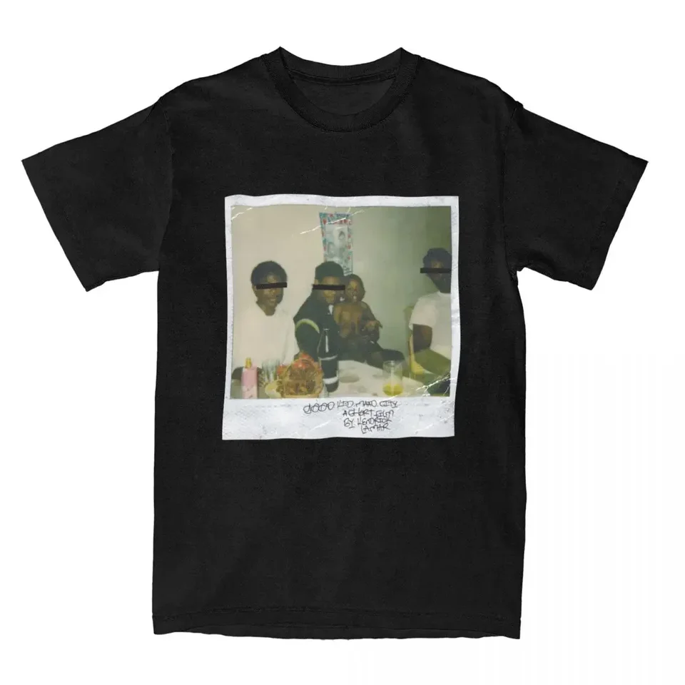 Dámske tričko Dámske tričko Kendrick Lamar Good Kid Maad City Merch Casy Cotton Trower T tričká okrúhle vrcholy plus veľkosť 2024