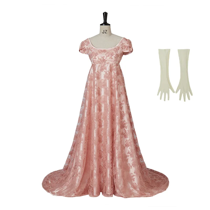 Dámske šaty Edwina Sharma Cosplay Regency Jane Austen Dress Ball Vintage High Wase Tea Party šaty