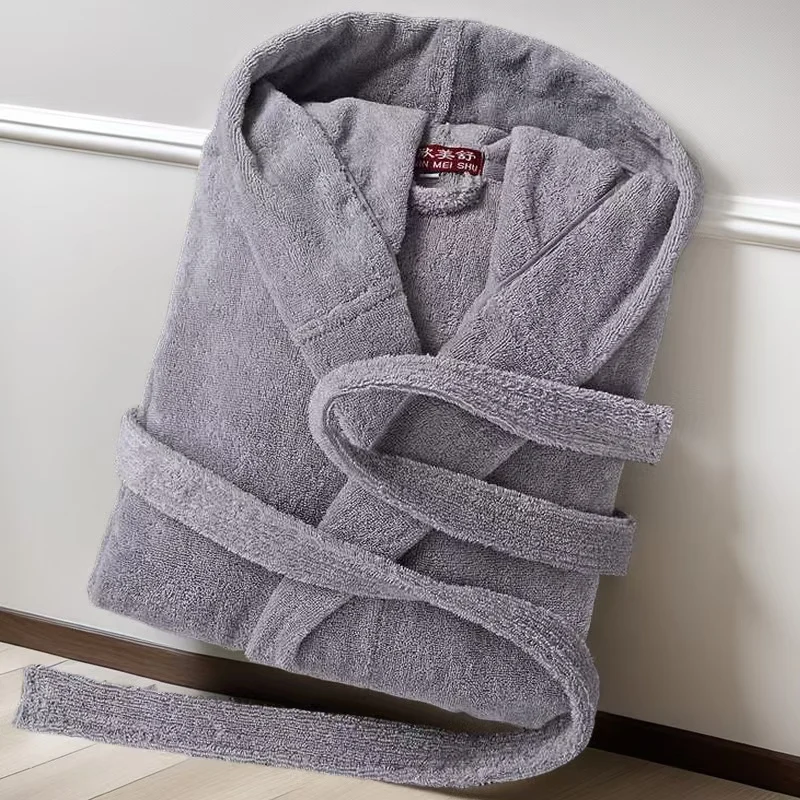 Dámsky s kapucňou fleecov Bunt Lightweight Warm Plyš na dlhé flanelové spánkové oblečenie fleece s kapucňou nadýchané župan dlhé šaty