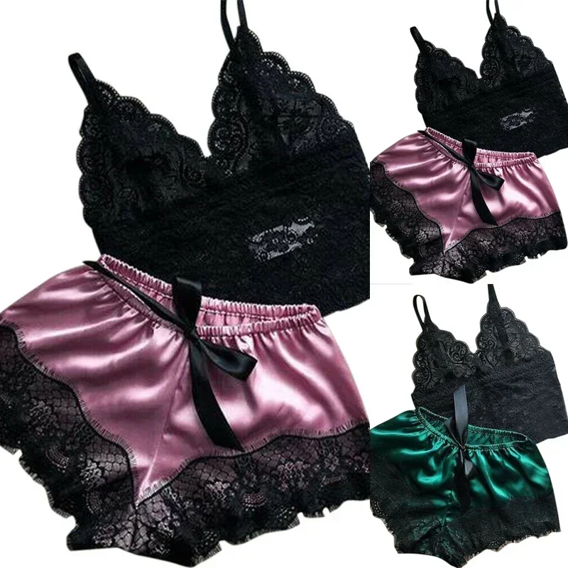 Dámy sexy pyžamy módne Príležitostné spodné prádlo sada pyžamy babydoll pyžamy spodná bielizeň erotické exotické oblečenie