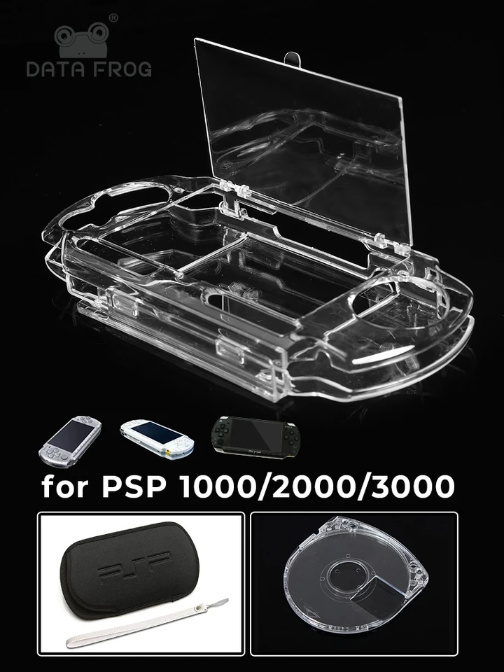 Dátové žaby Čisté krytiny pre PSP1000 2000 3000 priehľadné kryt