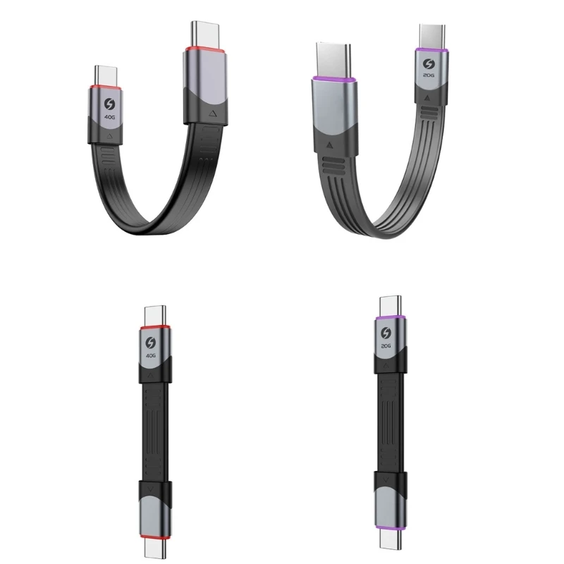 Dátový kábel Y1UB USB4 240W 40 Gbps Plná funkcia 15 cm flexibilný hliníkový obvod FPC pre viac zariadení pre viacero zariadení