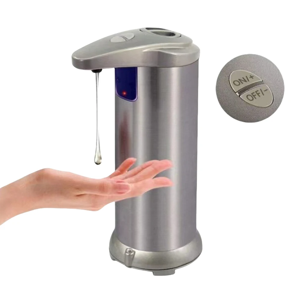 Dávkovač mydla bez ruky 3 nastaviteľné úrovne Ovládanie riadiaceho misky Dispenzer Elektrický automatický mydlový dávkovač pre kuchynskú kúpeľňu