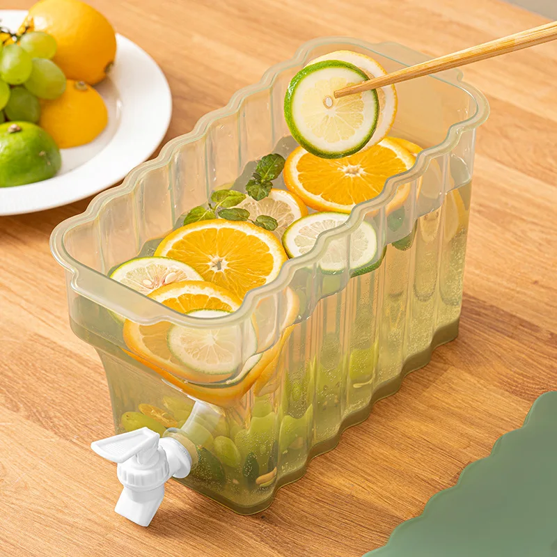 Dávkovač nápojov na studenú vodu s kohútikom s kohútikou Lemonade Juice Rialová voda džbán 3,6 l chladnička chladná voda trvanlivá
