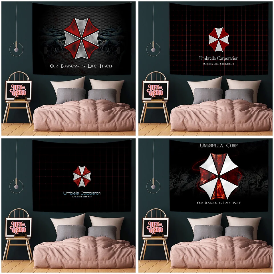 Dáždnik Corporation Cartoon Tapestry Art Art Science Room Home Decor Wall Lisets