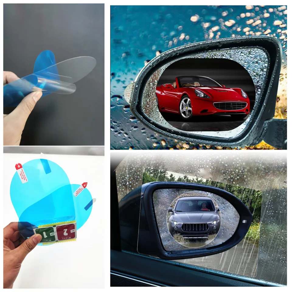 Dážďové spätné zrkadlové filmy Vodotesné pre Volvo V40 V60 Akékoľvek autá S40 S60 S80 XC60 XC90