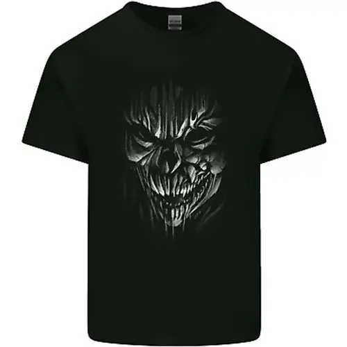 Démon lebka diabol satan grim reaper gotický pánsky bavlnené tričko Top