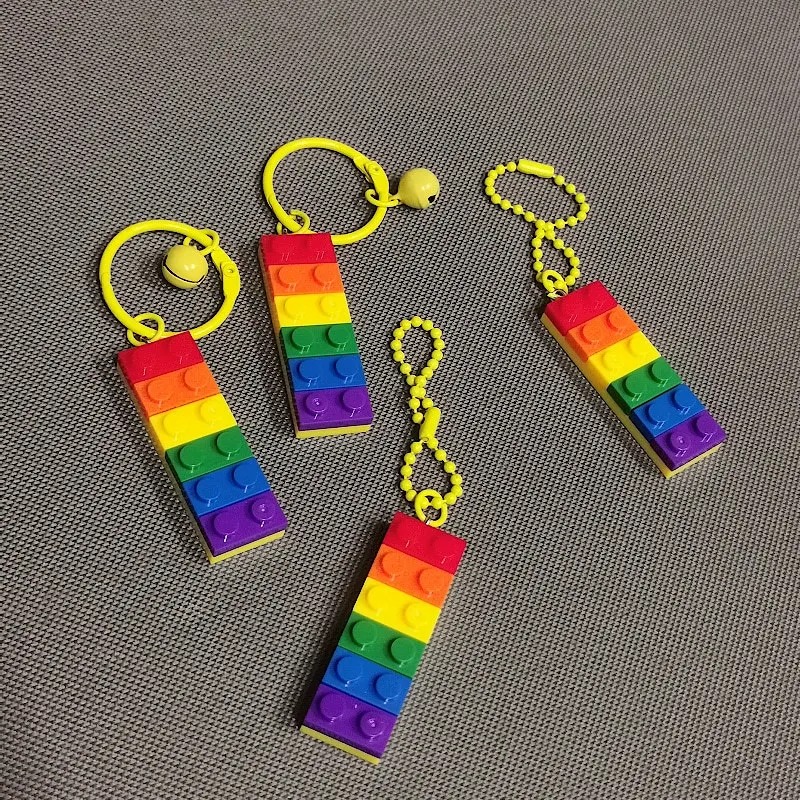 Dúhové bloky Klávesnica pre ženy a mužov LGBT Gay Lesbian Golier Punk Punk Accessories