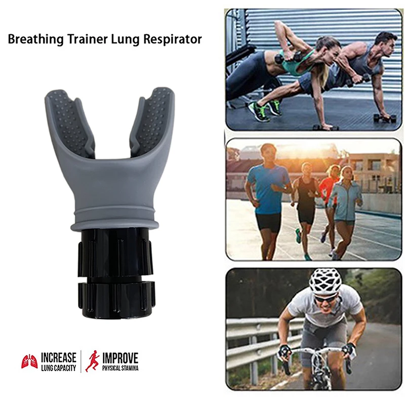 Dýchací tréner pľúcny respirátor Fitness zariadenia dýcha