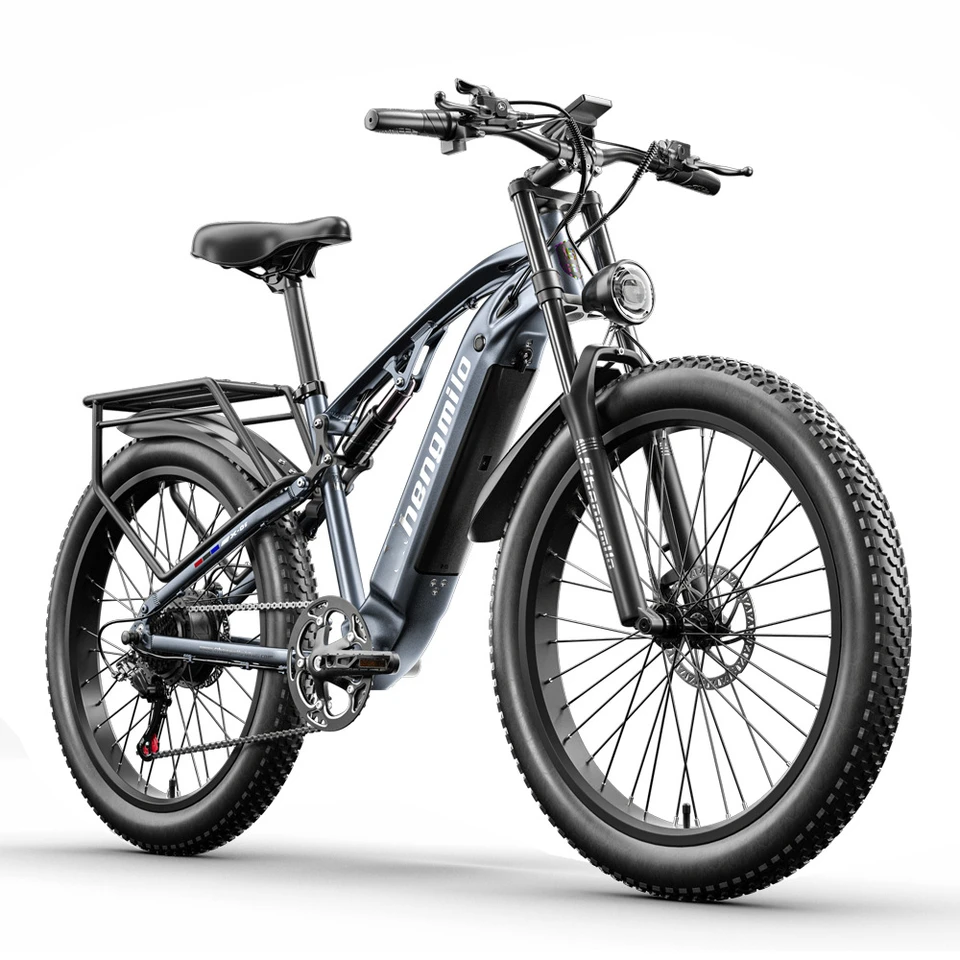 E Bike 1000W Motor 48v17,5Ah batéria 26 palcov 3,0 tukových pneumatík v teréne Elektrický bicykel Pánske e-Mountain Ebike Ebike
