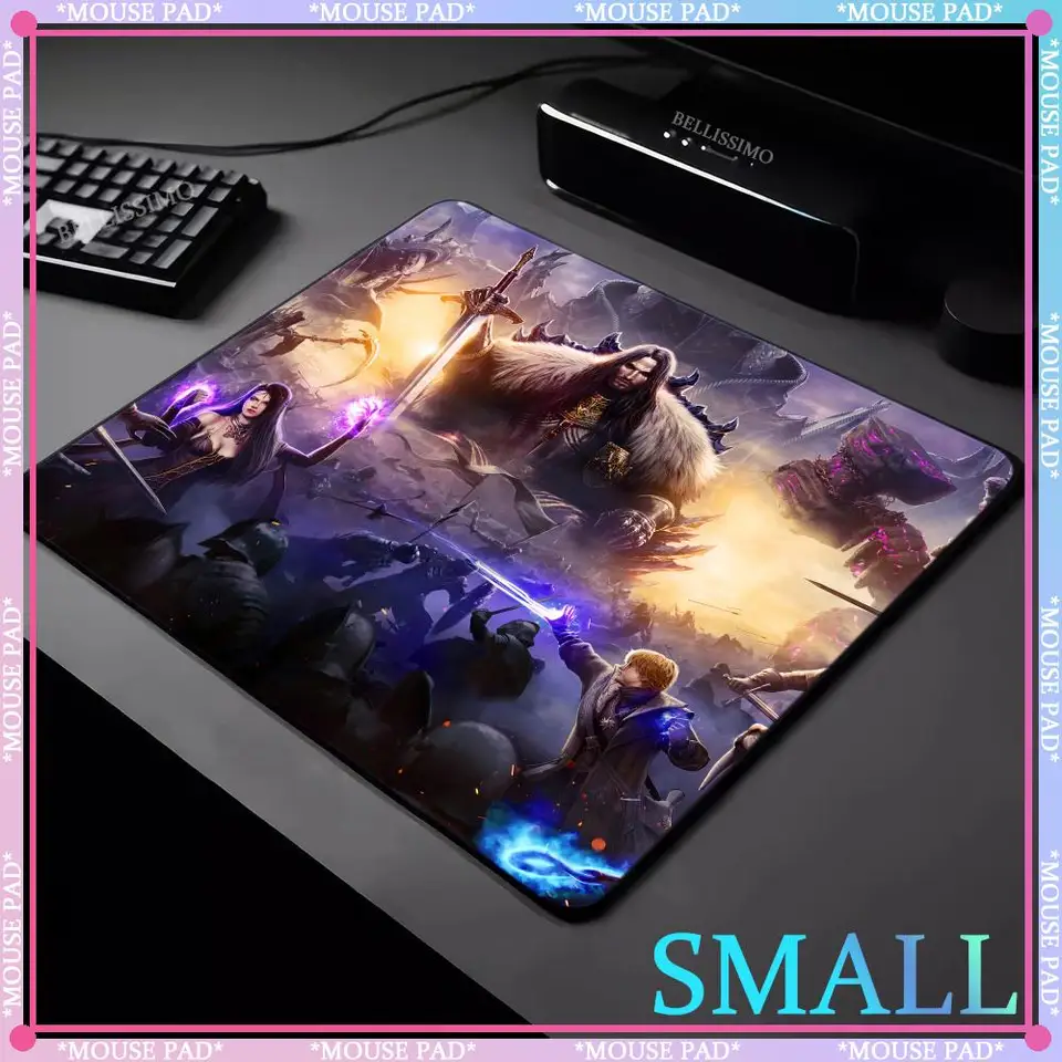 E-Sports Animation T_throne a L_Liberty Vysoká kvalita MousePad Lock Edge Edge Gu Gumbber Klávesová podložka Malé stolné matné herné príslušenstvo