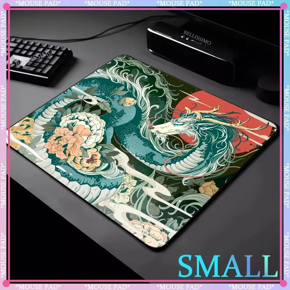 E-Sports Tiger Anime Small XS MousePad Gaming Accessories Game LAPTOP PAD HROV Klávesnica Pad Desk Desk Mats Lock Edge Gumber Mouse Pad