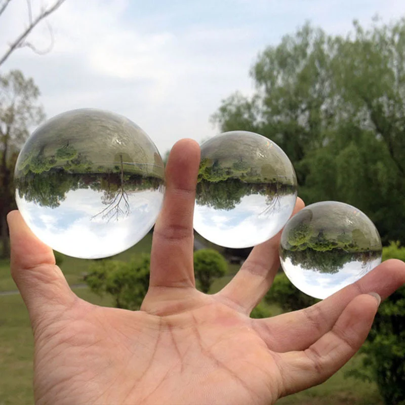 E2 Clear Lens Globe Crystal Glass Ball Stop