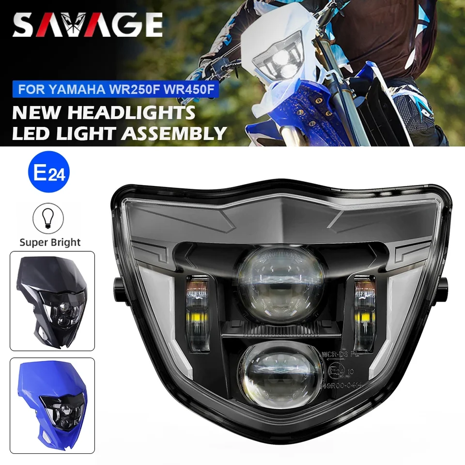 E24 LED svetlomet pre Yamaha WR450F WR250f 2014-2024