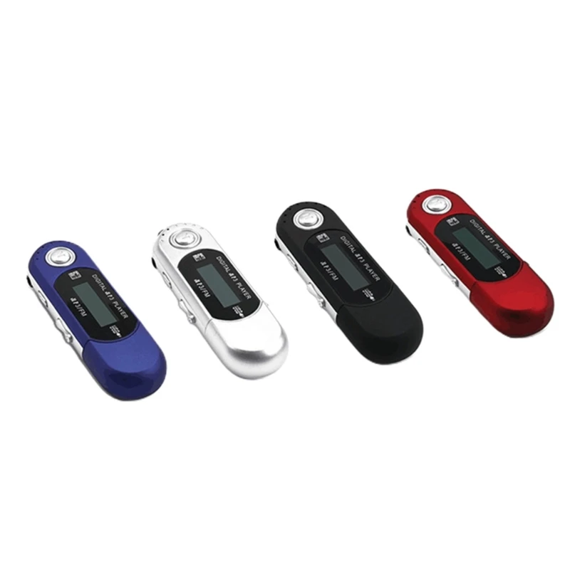 E56B USB MP3 prehrávač prenosný hudobný prehrávač digitálna LCD obrazovka 8G Storage FM Radio Rádio