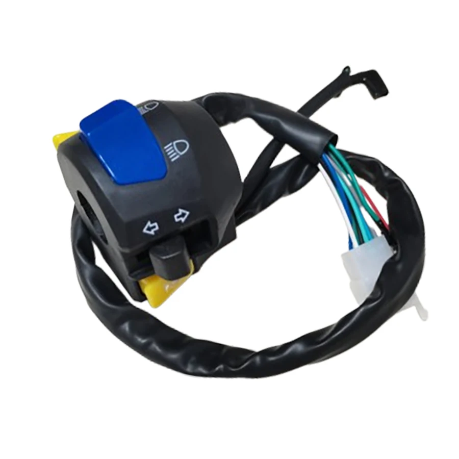 E57-1 Motocyklová ľavá rukavica lišta s prepínačom ovládača riadidla ovládača ovládacieho stroja Rover. 22 mm pre GN125 GS125
