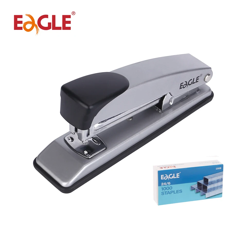 Eagle Desktop Stapler ， s bezplatným 1 000 svorkam ， až 20 listov ， vstavaným odstraňovačom