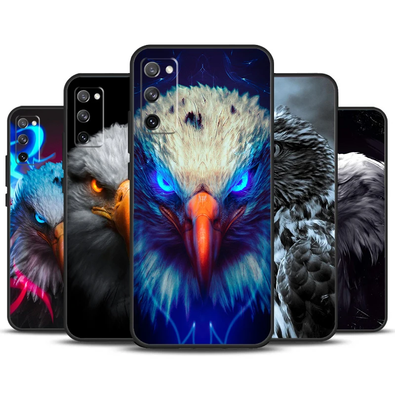 Eagle Hawk Bird Animal Case pre Samsung Galaxy S24 S23 S22 Ultra S21 S20 Fe Poznámka 10 plus poznámka 20 S8 S9 S10 kryt