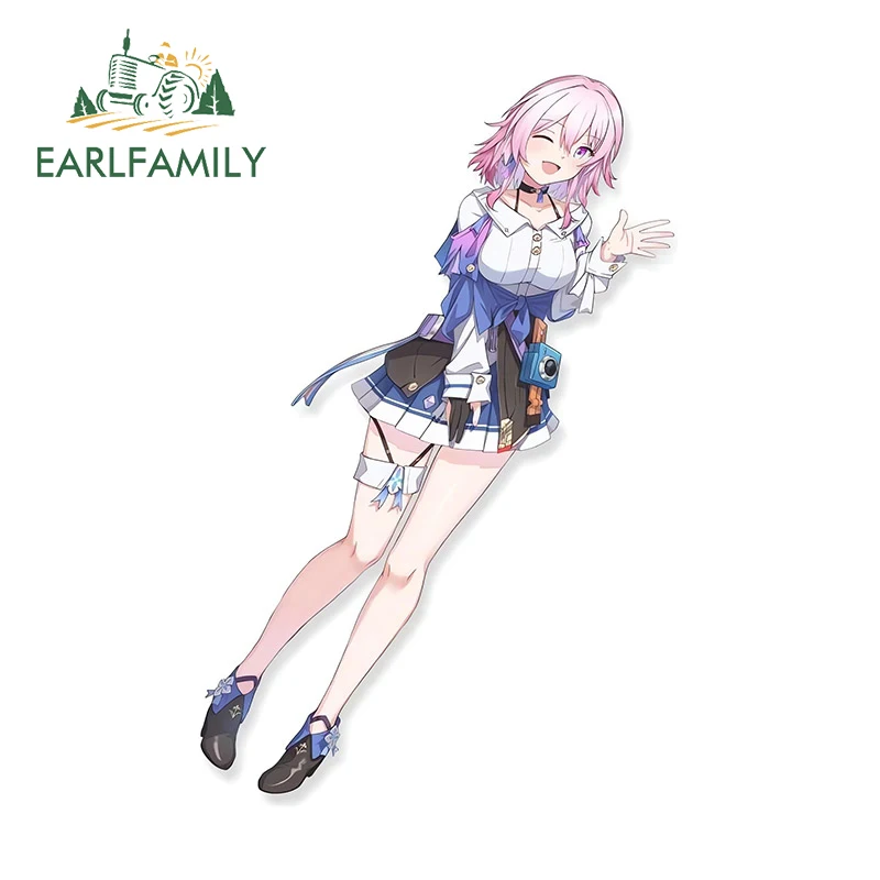 Earlfamily 13 cm x 8,5 cm pre Honkai Star Rail 7. marca Anime Sticker Air Confitration Decal Auto Príslušenstvo Vinyl RV Grafika