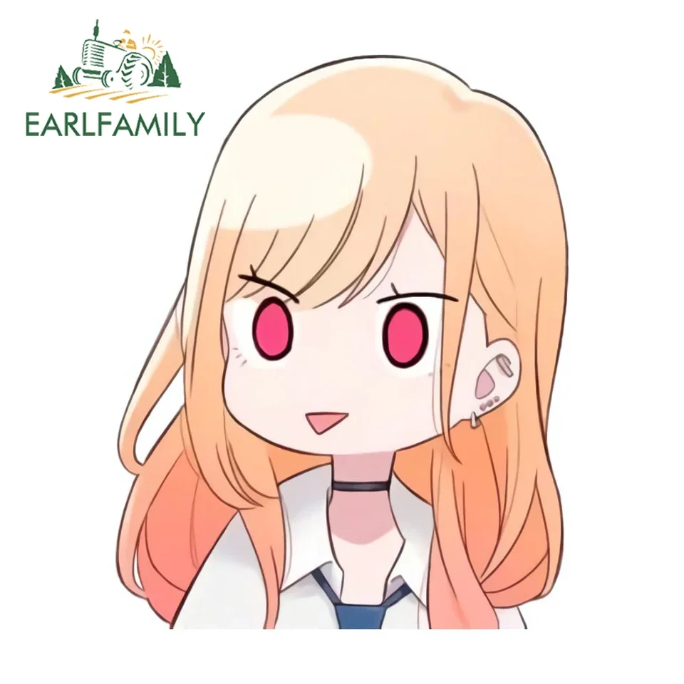 Earlfamily 13cm x 10,2 cm pre marin kitagawa coture creative Funny Decal Original van