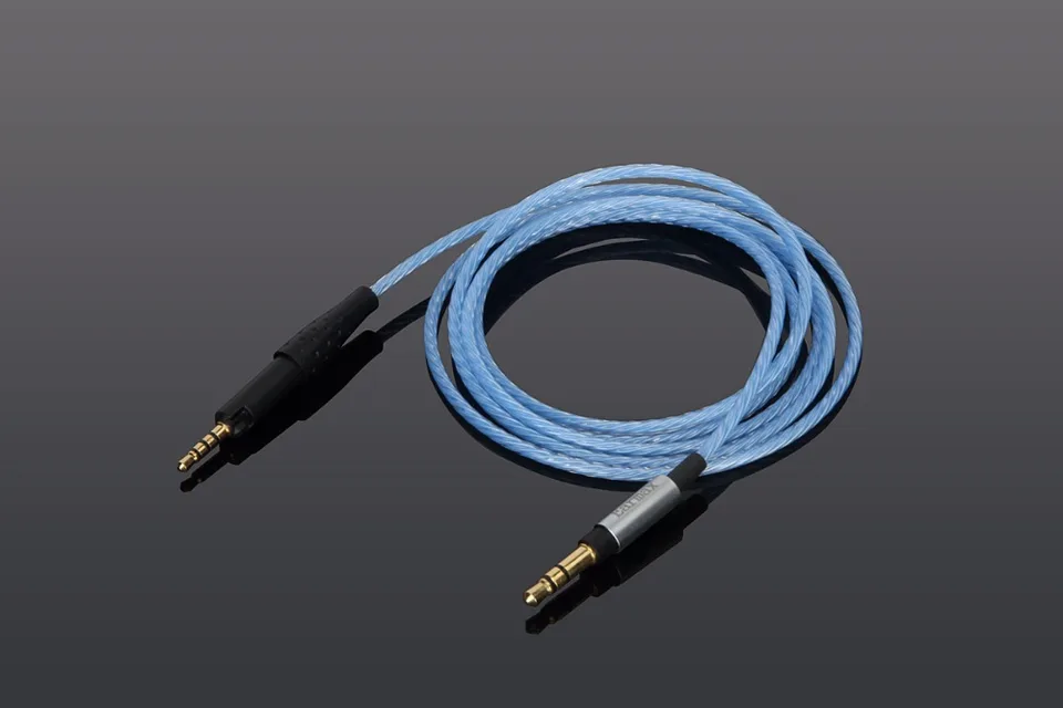 Earmax Výmena upgrade strieborného zvukového kábla pre slúchadlá Neumann NDH 20