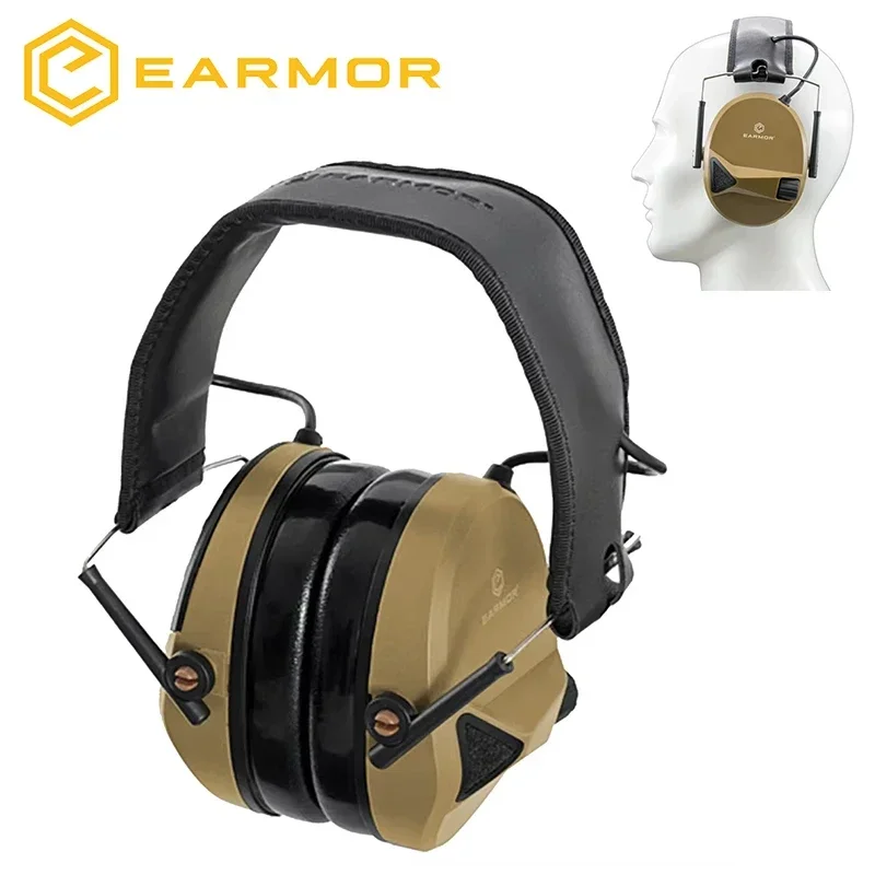 Earmor M30 Tactical Electronic Electronic Runding Headset, ochrana sluchu/lovecká streľba na ochranu športu uši