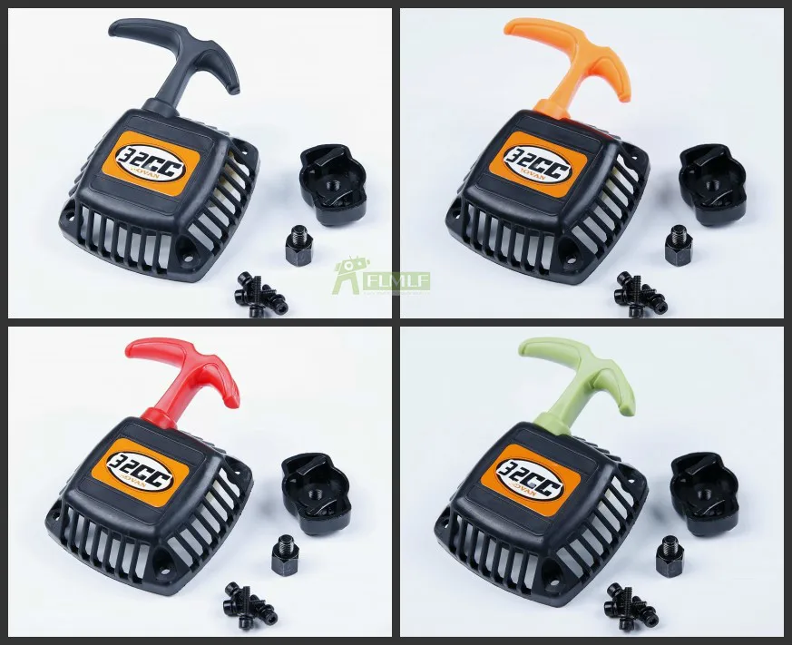 Easy Start Ratchet Pull Starter so štartovacou kladkou Fit Fit 32CC-36cc MOTORY ČASŤ PRE 1/5 HPI BAJA 5B 5T Rovan King Motor Rovan King