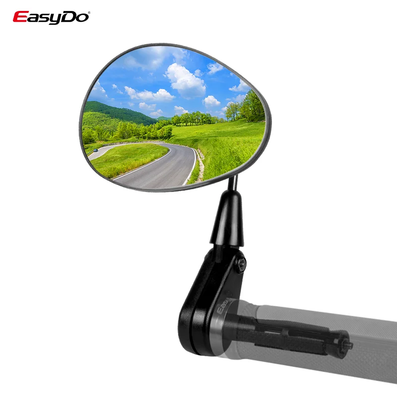 Easydo bicykel spätný zrkadlo na bicykli zrkadlo zrkadla 360 Otočenie nastaviteľného spätného pohľadu reflektor proti pádu MTB MTB príslušenstvo bicyklov