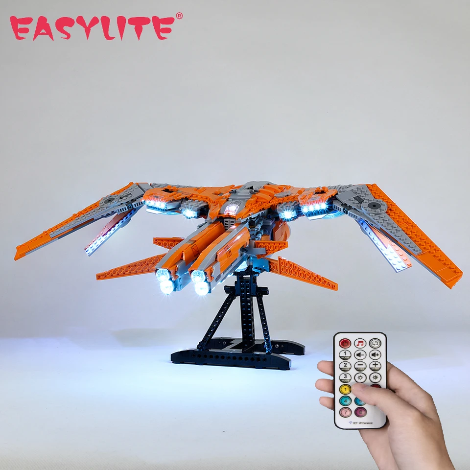 Easylite LED svetlo set pre 76193 The Guardians Ship DIY Hračky tehly iba osvetľovacia súprava bez modelu