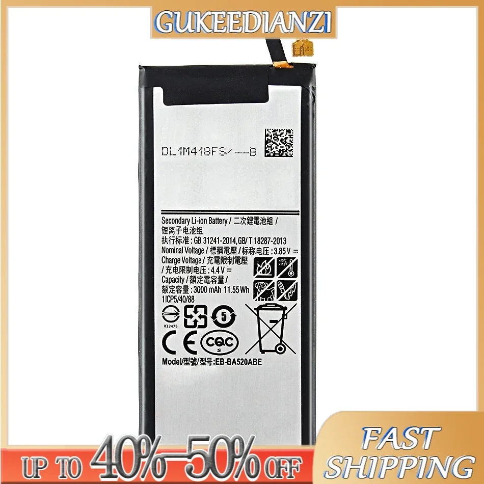 EB-BA520ABE 3000MAH batéria pre EDITION A520 SM-A520F A520L A520S A520W A520F/DS
