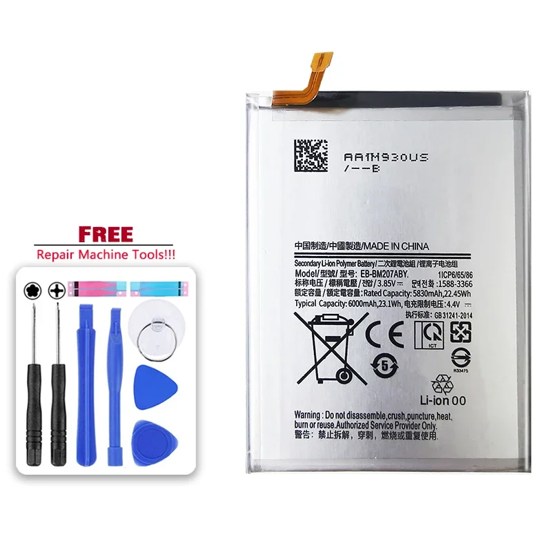 EB-BG580ABU EB-BM207ABY EB-BM317ABY batérie pre Samsung M20 M20 M205F M31S M30S SM-M3070 M3070 M21 M31 M215 BATERIA