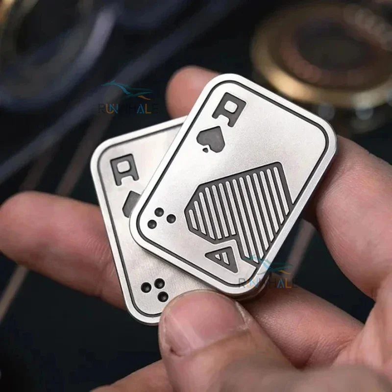 EDC Push Slider Metal Fidget Anti Stress Hračky dospelých dospelých prstom Spinner Poker zmierni úzkosť Hray prenosné popové magnetické posúvacie hry