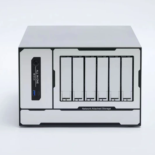 Ednse NAS 6 Bay Hot Swap Backbplane NAS CASE CONSUROSURE pre server cloudového úložného priestoru