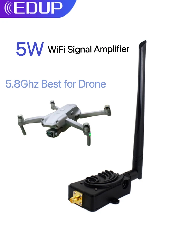 EDUP WIFI Power Booster 5W Wireless Booster Booster Adapter 5.8 GHz pre model diaľkového ovládača lietadla WiFi WiFi WiFi Dron