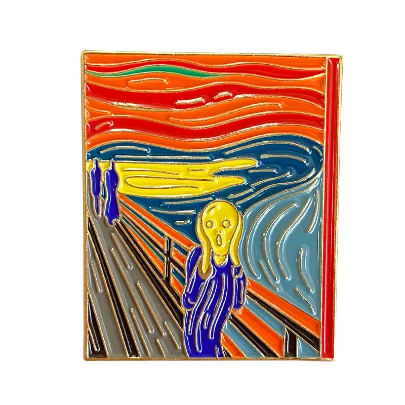 Edvard Munch the Scream Broš