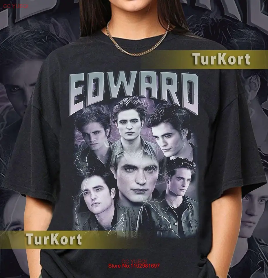 Edward Cullen Custom Photo Graphic Tee Veľkosť S-5XL