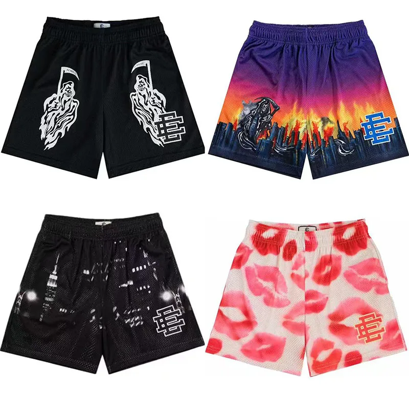 Ee Eric Emanuel Men Beach Board Shorts Fitness Training Workout Šport Krátke nohavice Ženy letná telocvičňa joggingové sieť