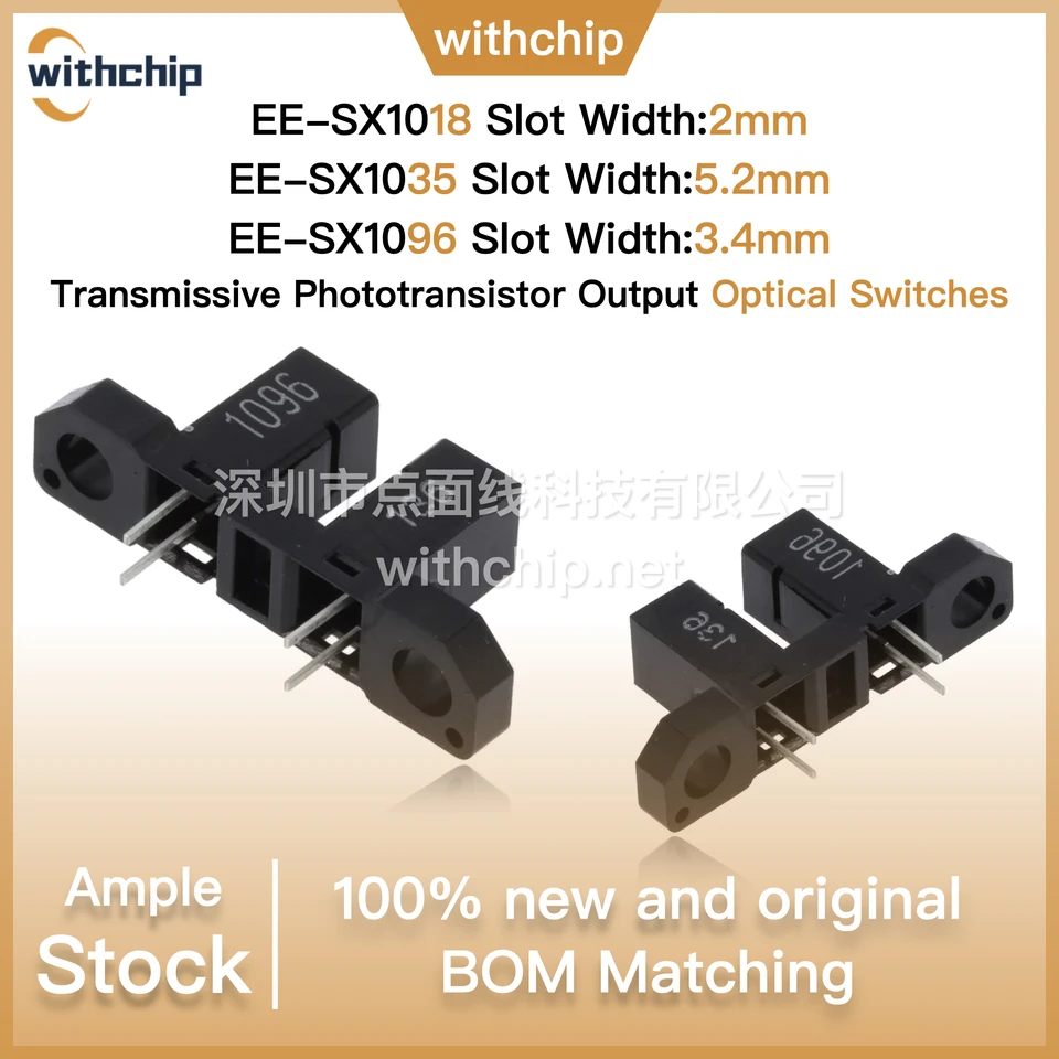 EE-SX1018 EE-SX1035 EE-SX1096 2 mm 5,2 mm 3,4 mm prenosný štrbinový fotransistorový výstup Optické prepínače zásoby 100% originálne