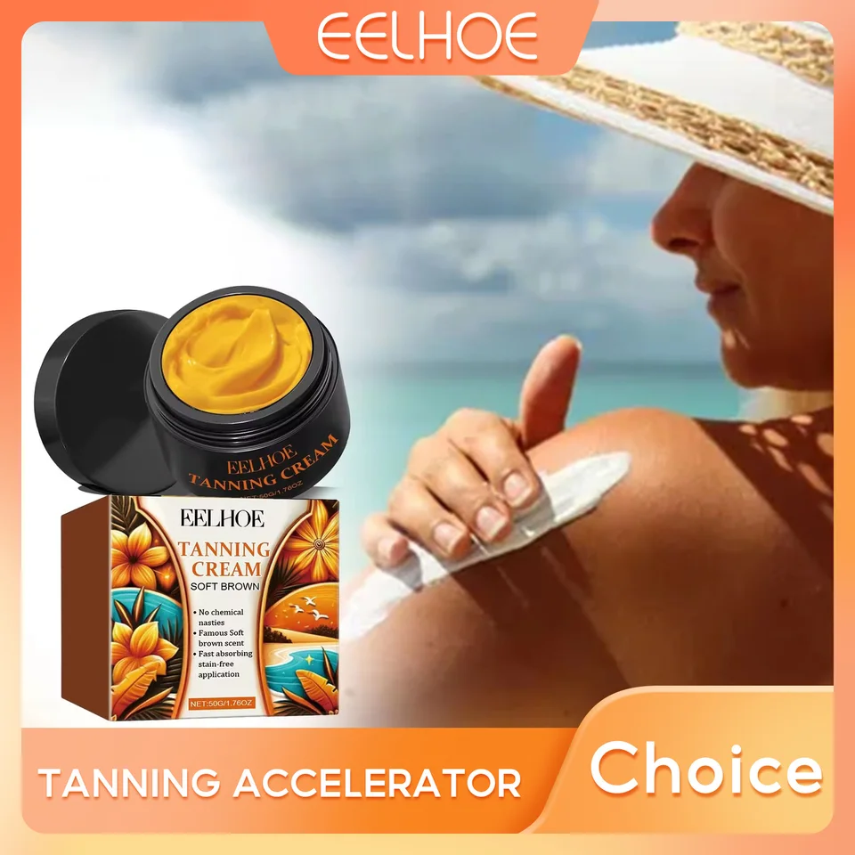 Eelhoe opaľovací krém letná pláž na opaľovanie Lotion Intenzívne opaľovacie gél tela Bronzer Lotion vyživuje samoobsadenie