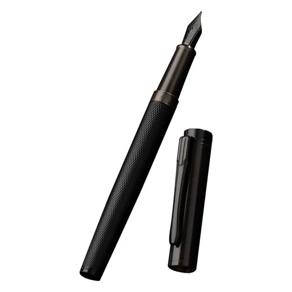 EF/F NIB Kovový čierny les Extra jemné darčekové pero kancelária Kaligrafia Perie Písanie PENS podpis Penové pero pero