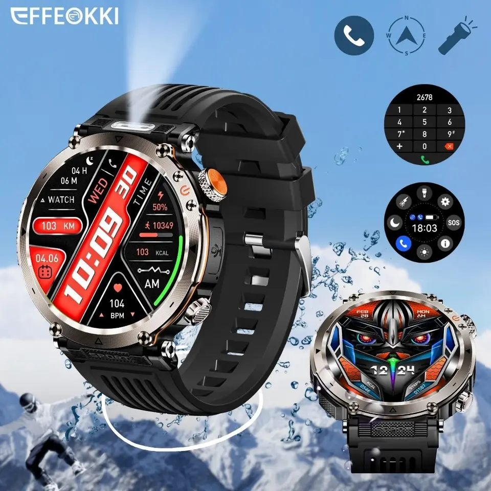 Effeokki Rugged Smartwatch 1,7 
