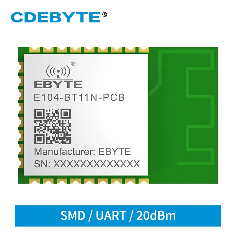EFR32 2,4 GHz Blutooth Modul BLE MESH Networking 20dBM PCB anténa ad hoc Ebyte E104-BT11N-PCB bezdrôtový rekvár