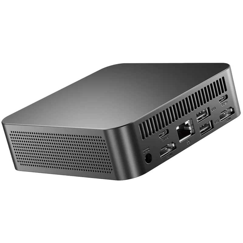 Eglobal Mini PC Intel Alder Lake N100 Typ-C Podporuje 4K video výstup komerčné vreckové mini počítač HDMI USB RJ45 LAN
