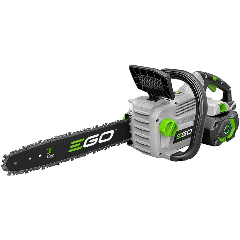 Ego Power+ CS1803 18-palcový 56-volt lítium-ión bezdrôtovej reťazovej píly s 4,0AH batériou a nabíjačkou, čierna