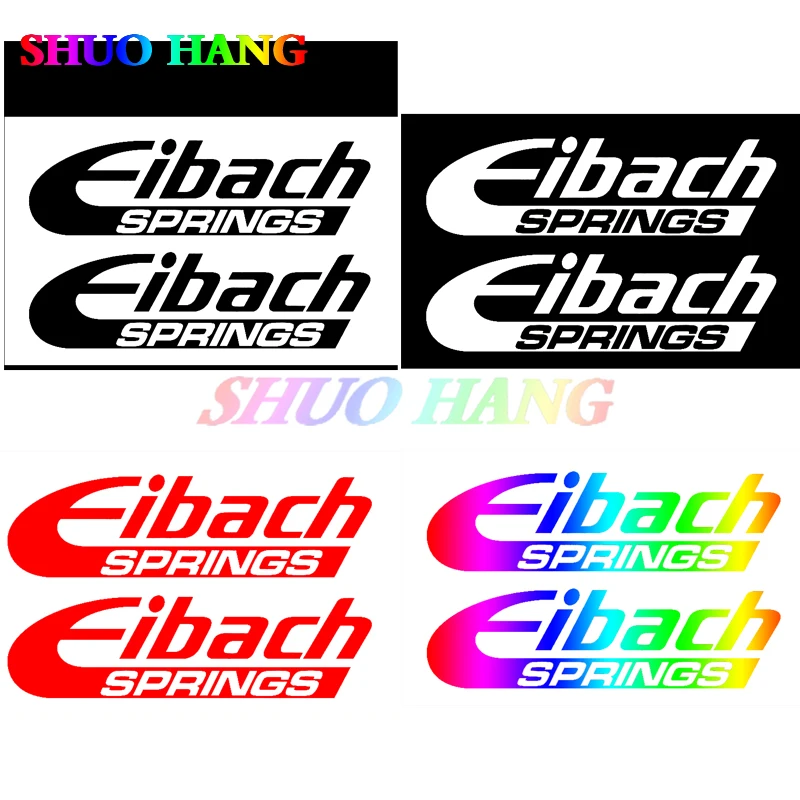 Eibach Spring Creative Creaty Auto Vinyl Die Cut Automatické diely okno pretekárska prilba módny nálepka PVC