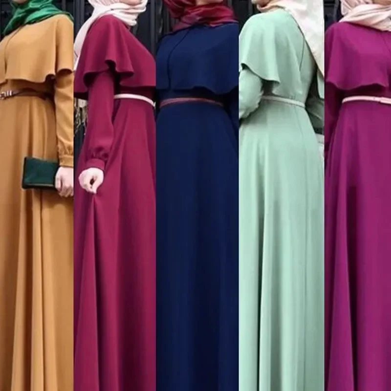 Eid Abaya Dubai Turecko moslimské šaty kaftan kaftan marokain islamské oblečenie pre ženy ramadánové šaty islam rúcho JS6946