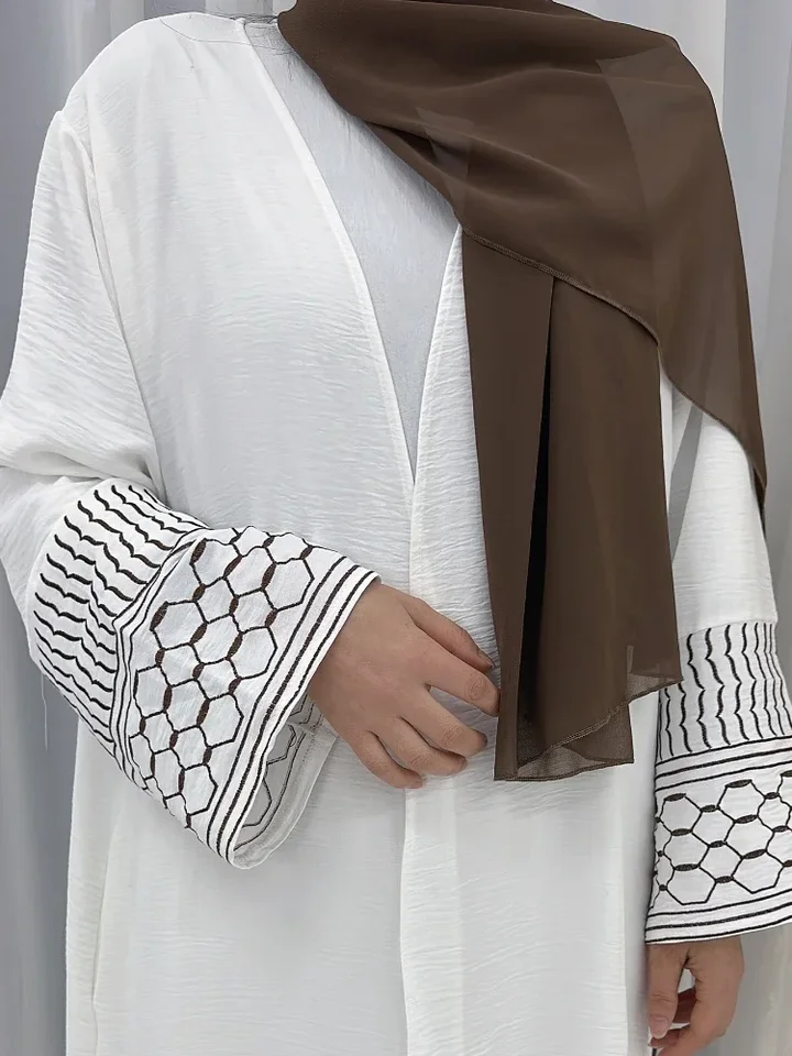 Eid Dubaj Moslimské šaty pre ženy pre ženy abaya cardigan jalabiya dlhé šaty Maroko kaftan vestidos ramadan župan 2024 Cafan