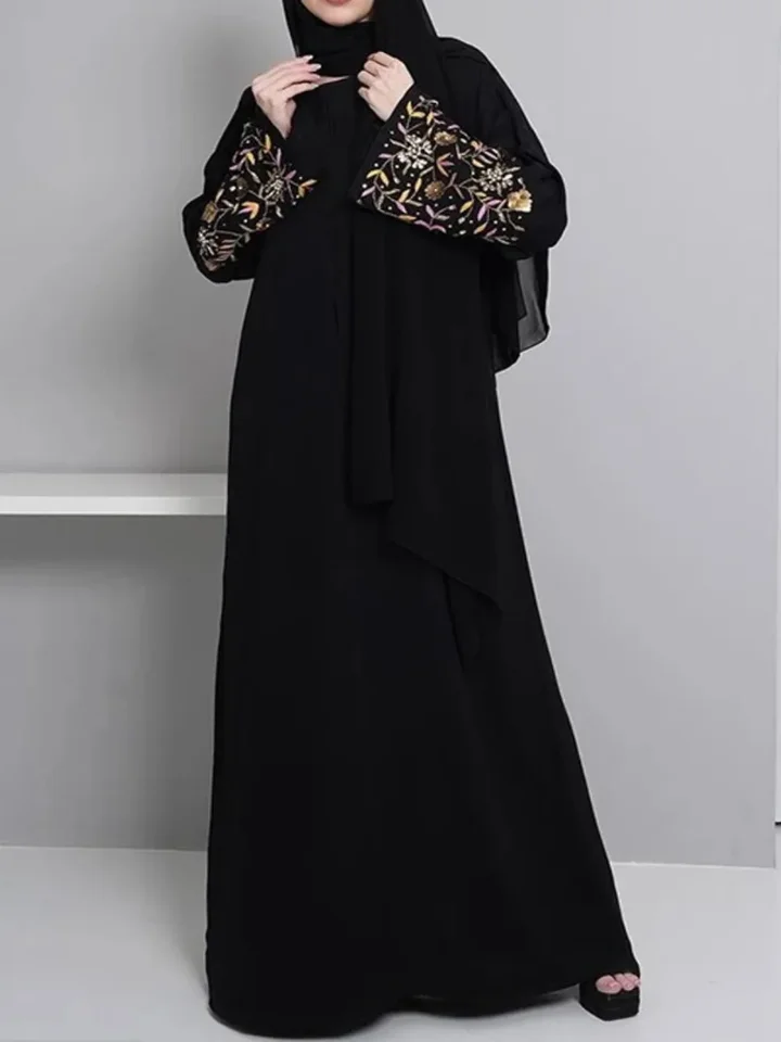 Eid moslimské ženy otvorené abaya jalabiya cardigan rúcho vyšívanie dlhé šaty Maroko dubaj Abayas kaftan islam ramadan Vestidos