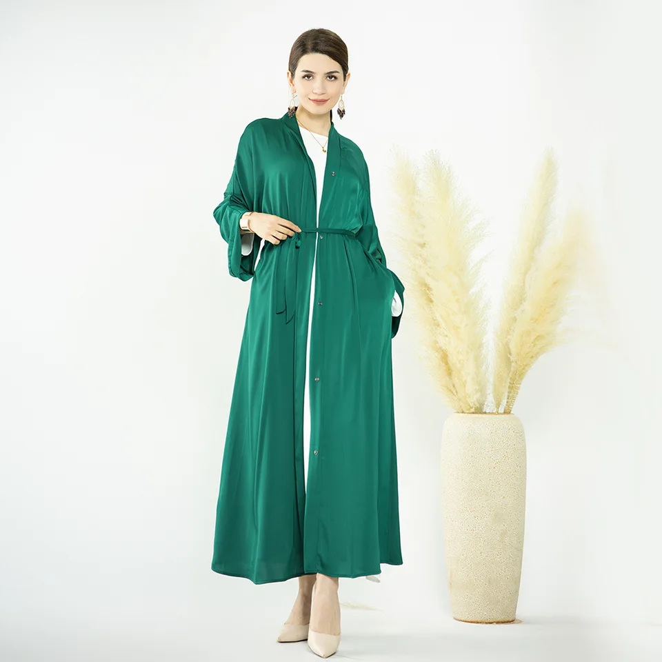 Eid ramadán Abaya Ženy moslim Otvorené kimono dlhé maxi šaty morčacie dubaj kaftan dubaj ženské kaftanské močové oblečenie Vestidos