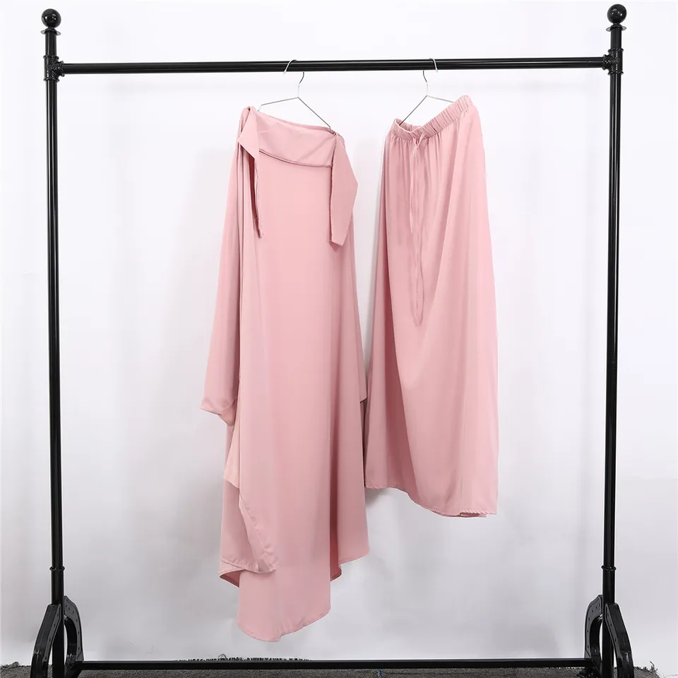 Eid ramadán Moslimské ženy s kapucňou modlitebné odev Islam oblečenie Khimar Suk